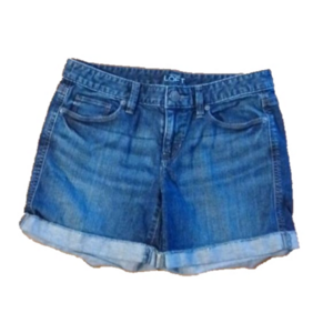 Ann Taylor Loft denim shorts womens size 2